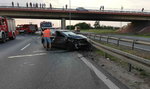 Groźny wypadek na autostradzie A4. Ranne cztery osoby