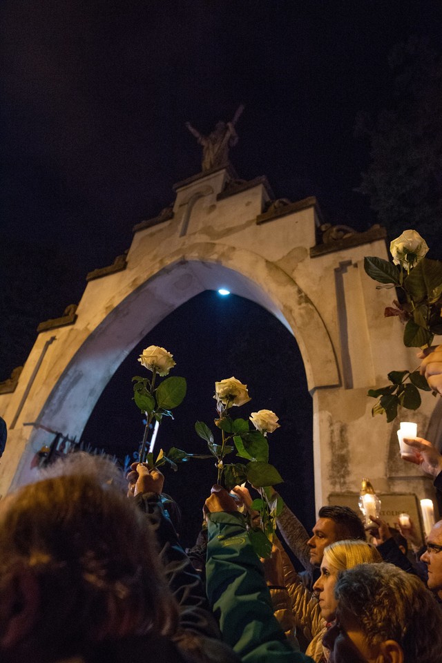 18423178 - ŁÓDŹ EKSHUMACJA PROTEST OBYWATELE RP (protest przeciwników ekshumacji)