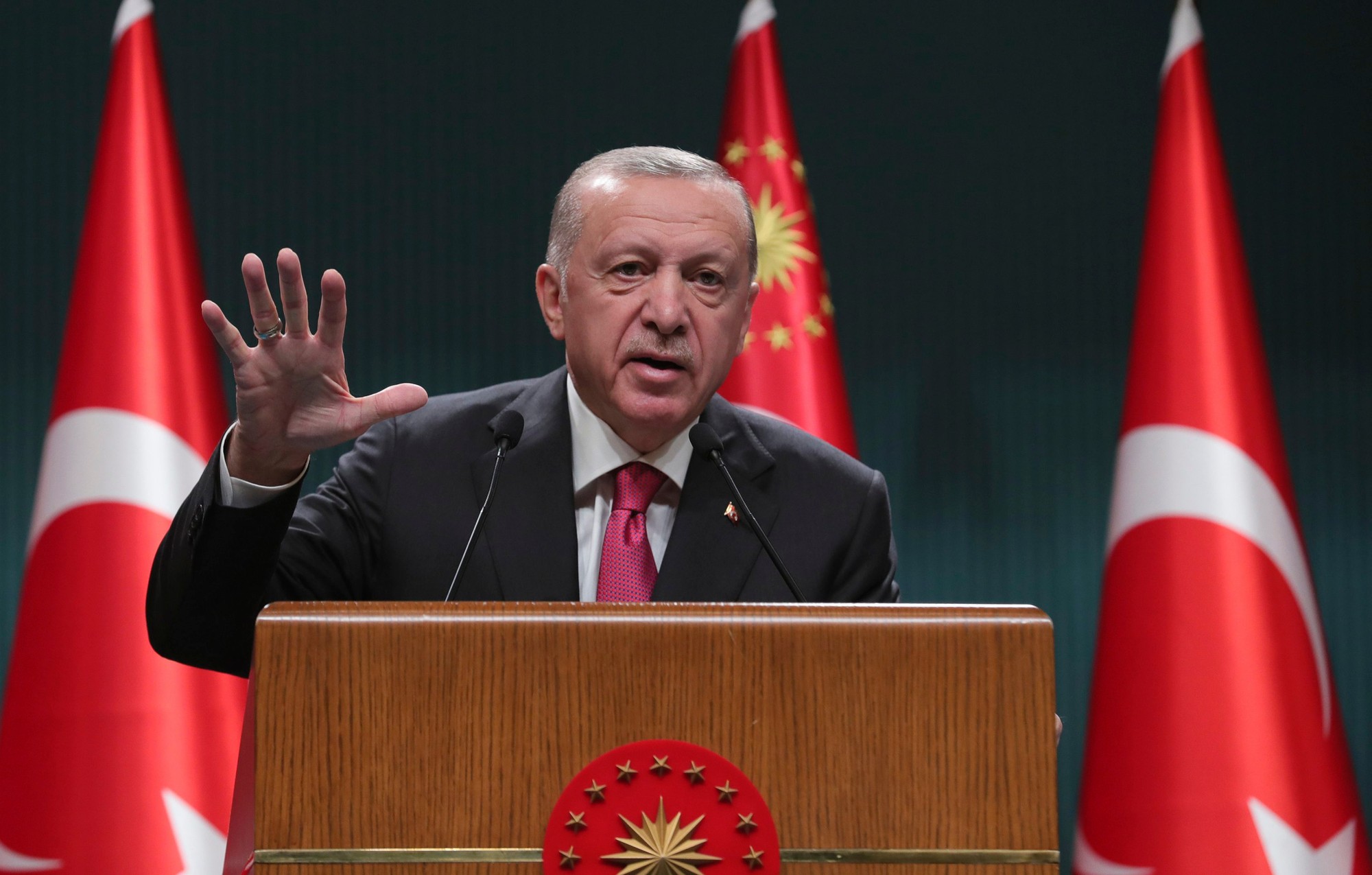 Turecký prezident Recep Tayyip Erdogan.