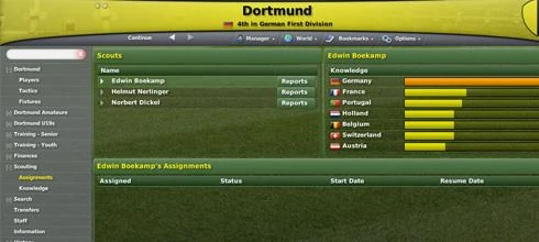 Screen z gry Football Manager 2007