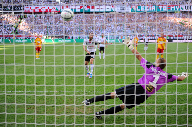 Ljuboja show! Hattrick Serba. Legia rozgromiła Koronę