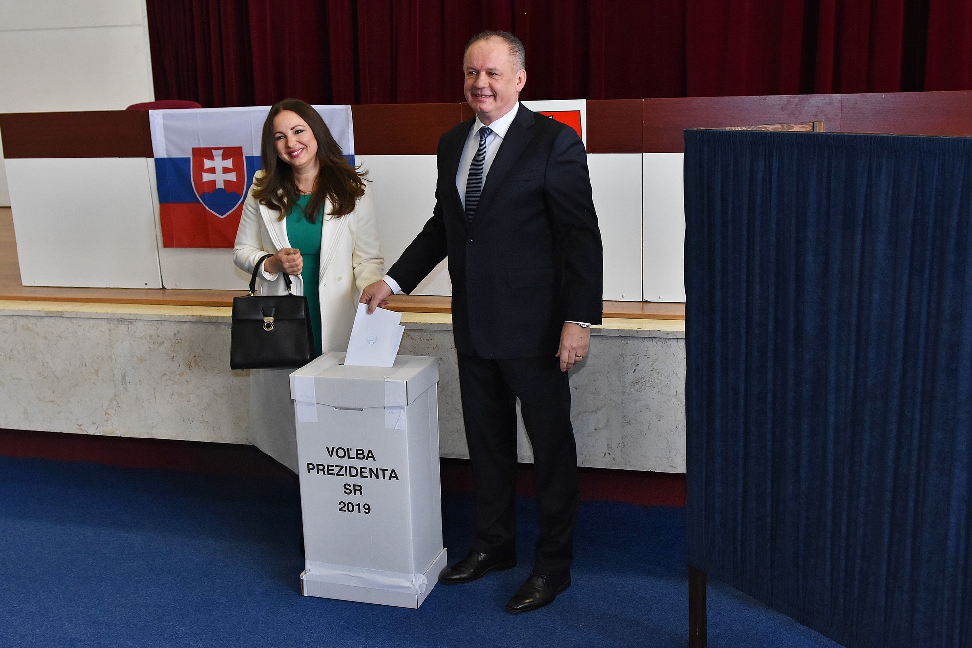 Bývalý prezident Andrej Kiska a jeho manželka Martina Kisková.