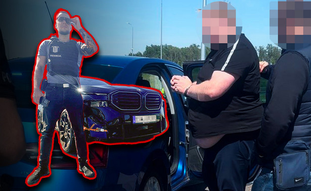 BMW warte fortunę odnalezione pod Łomżą