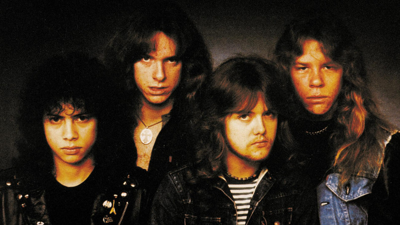 Metallika w 1983 roku: Kirk Hammett, Cliff Burton, Lars Urlich i James Hetfiled.