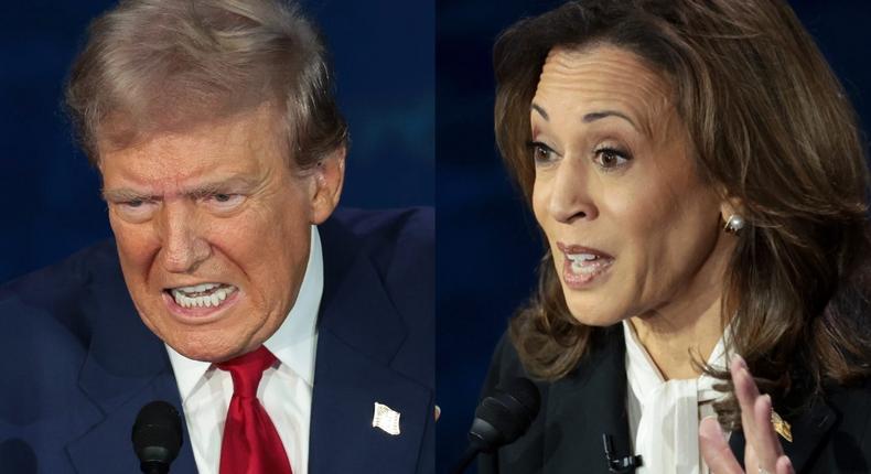 Vice President Kamala Harris knocked former President Donald Trump off his game during their debate.Win McNamee/Getty Images