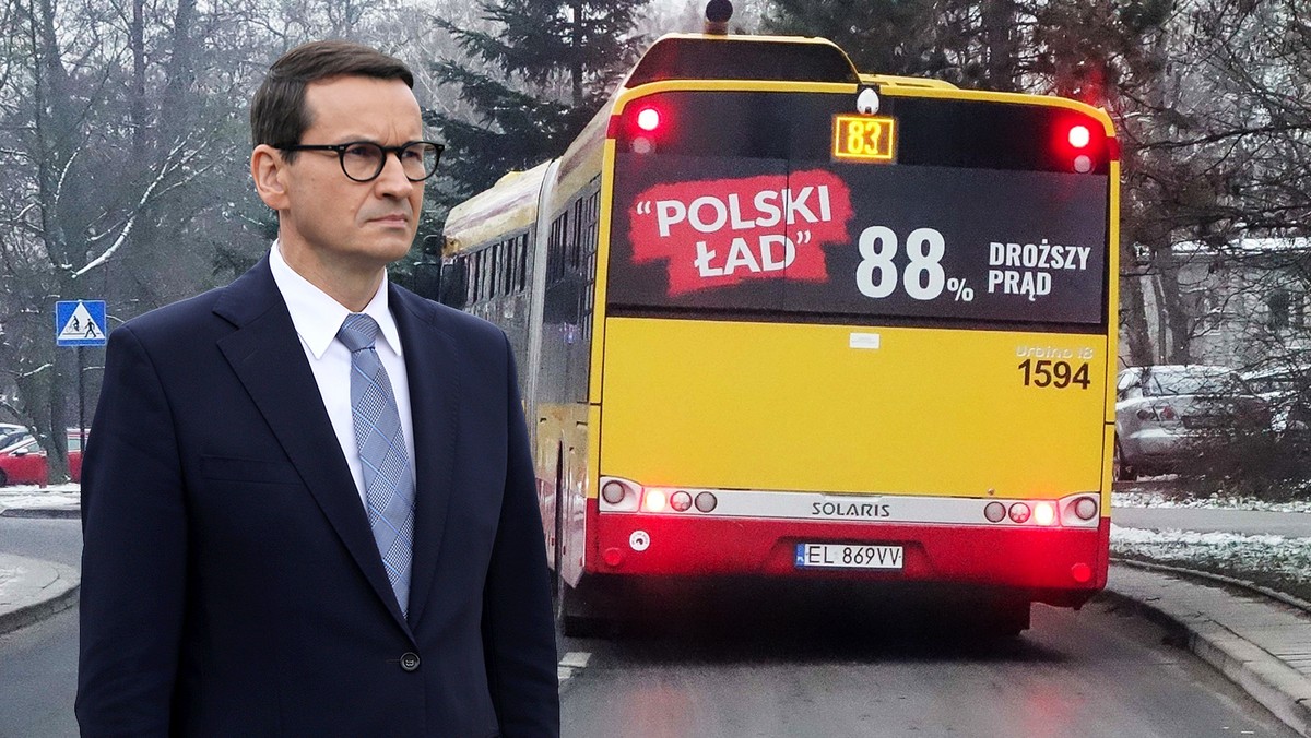 Autobusy w Łodzi vs Mateusz Morawiecki