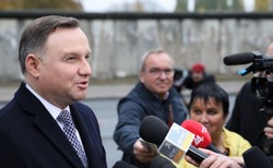Andrzej Duda w Berlinie: Czcimy pamięć upadku żelaznej kurtyny