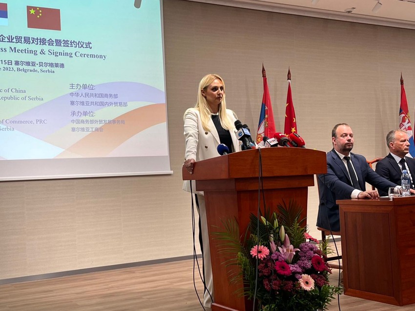 Tanasković:  Kruna tog prijateljstva Srbije i Kine u ekonomskim odnosima biće potpisivanje Sporazuma o slobodnoj trgovini