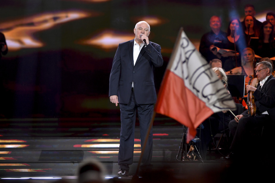 Ryszard Rynkowski na koncercie "ABBA Ojcze" w TVP
