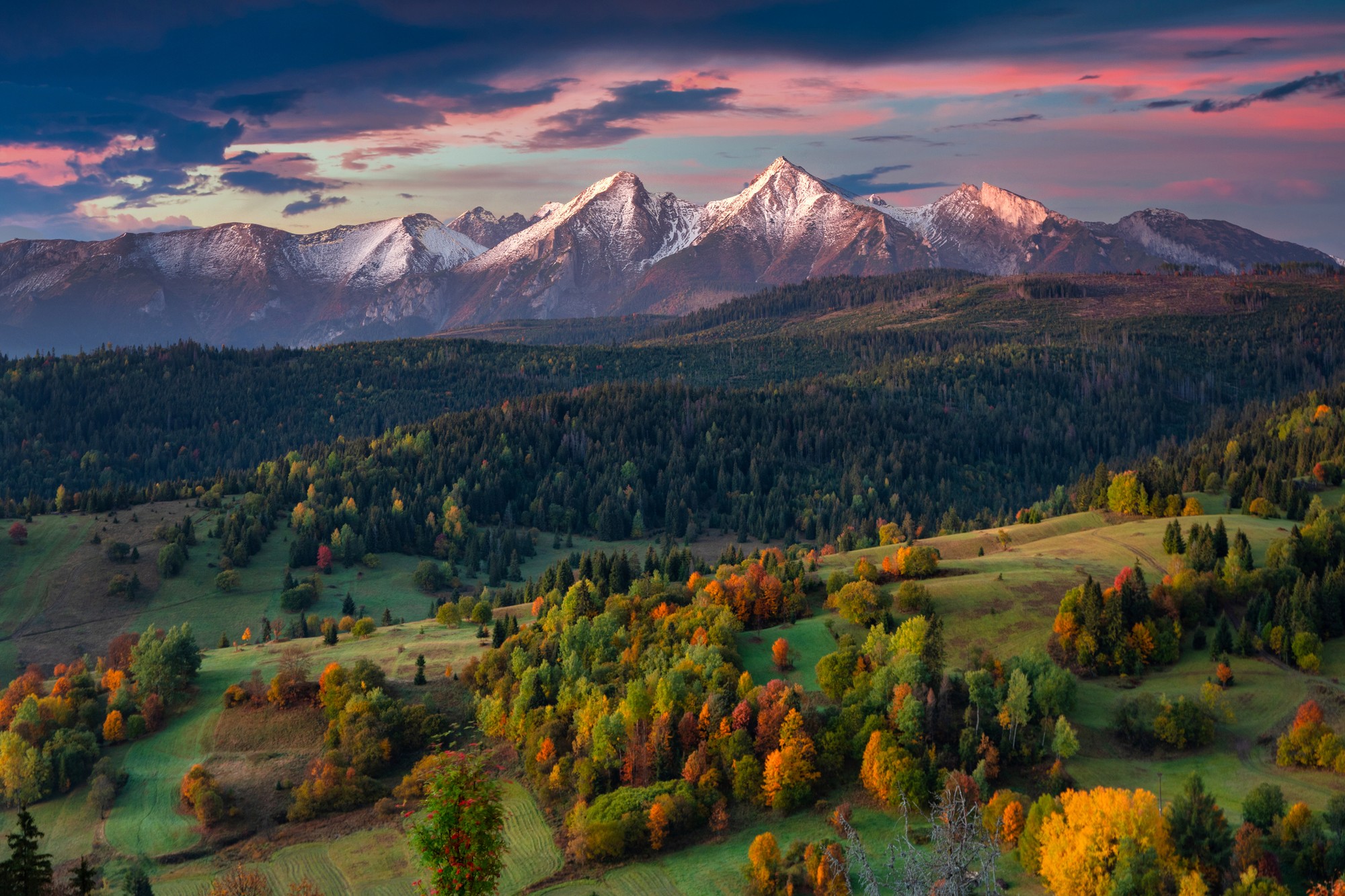 Pohľad na Vysoké Tatry