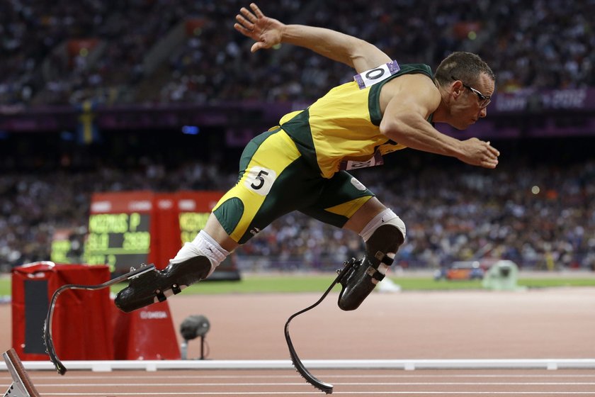  Pistorius biegnie