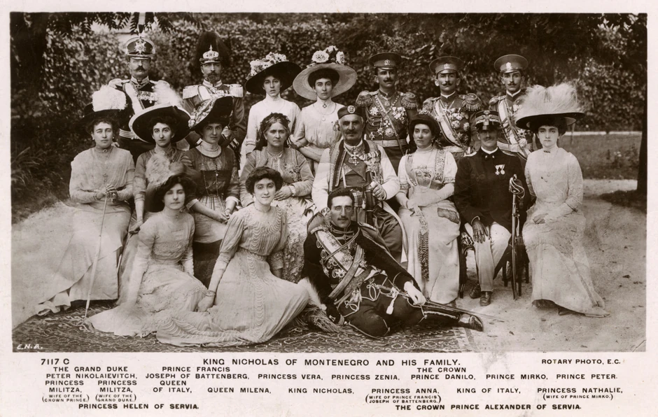 Kralj Nikola Petrović Njegoš i porodica
