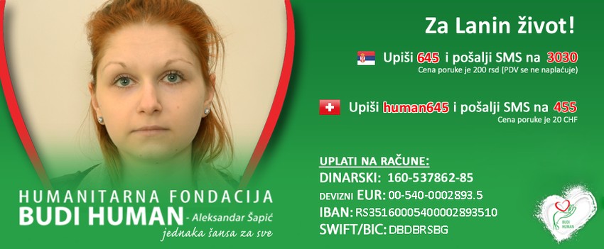 Lana Bulatović, Budi human