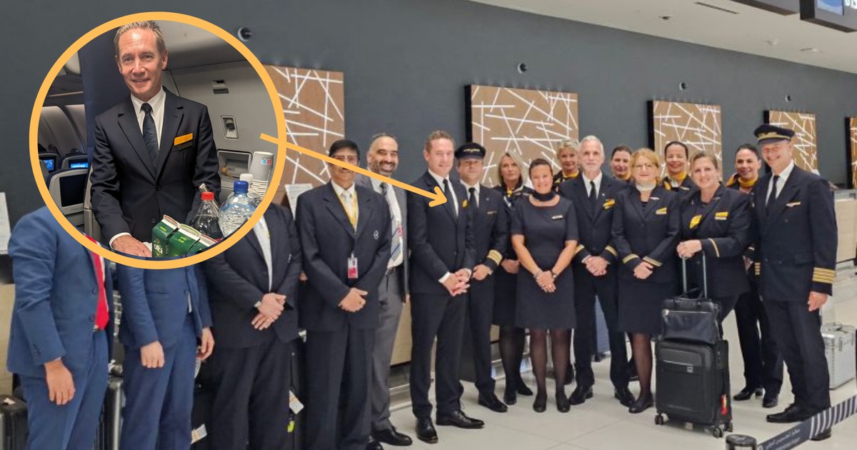 Šéf Lufthansy osobně obsluhoval cestující.  Nikdo ho nepoznal