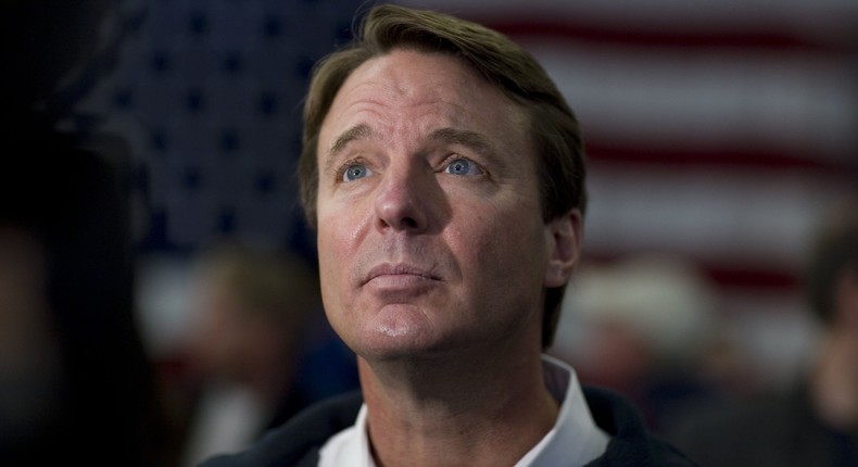 Former Senator John Edwards campaigning in Iowa City, Iowa on December 12, 2007 in Iowa City, Iowa.Jonathan Torgovnik/Getty Images