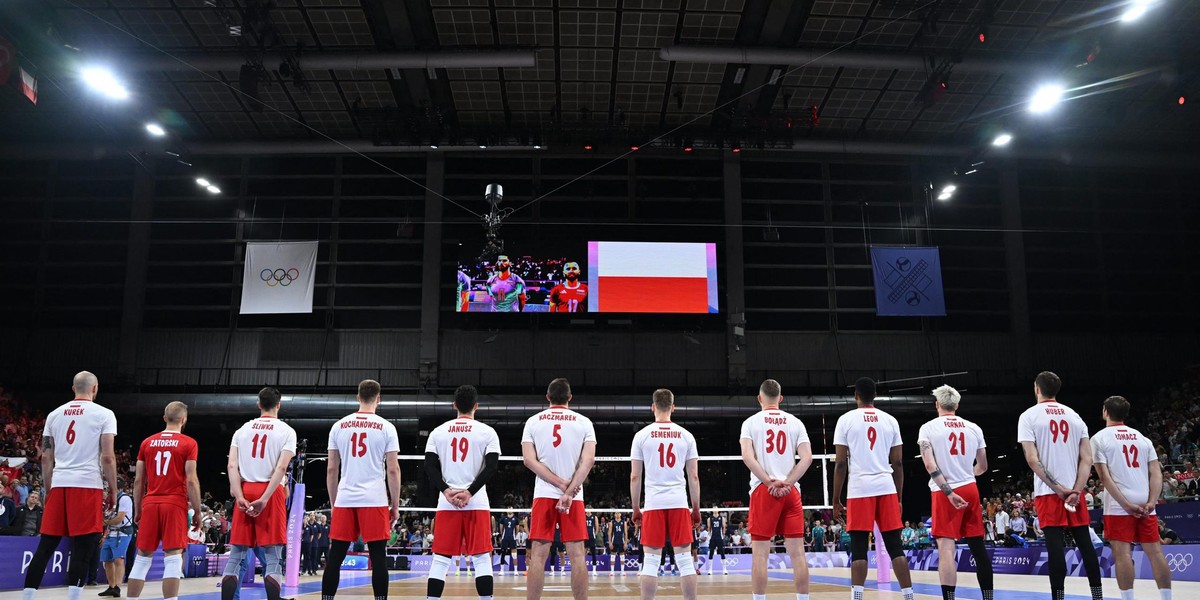 Reprezentacja Polski przed półfinałem igrzysk.