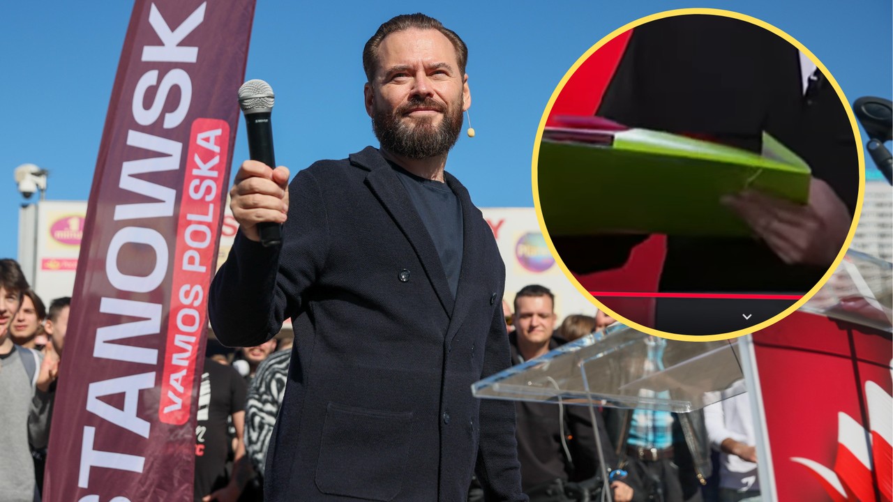 Krzysztof Stanowski zaskoczył podczas debaty. Nagle wyciągnął groszkową teczkę [WIDEO]
