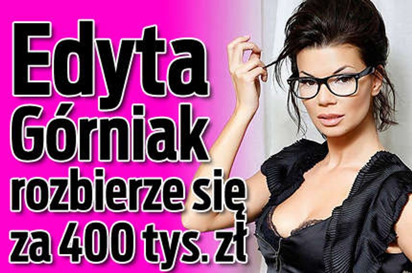 Górniak dostanie 400 tysięcy za gołe zdjęcia