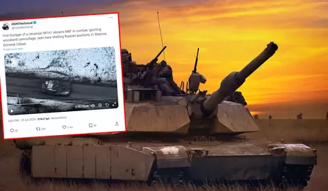 M1A1 Abrams uderzył na Rosjan. Ukraina chwali się nowym wideo