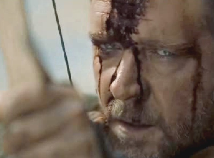 Russell Crowe jako Robin Hood u Ridleya Scotta