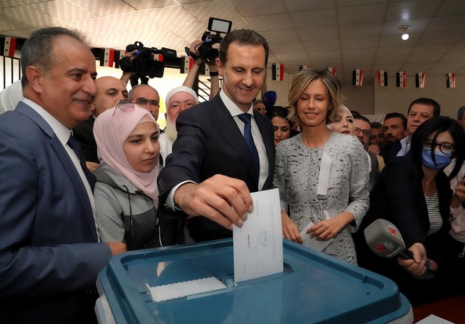 Bašar el Asad sa suprugom