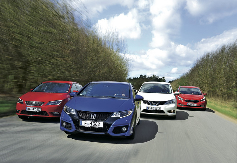 Porównanie: Honda Civic, Kia cee'd, Nissan Pulsar, Seat Leon