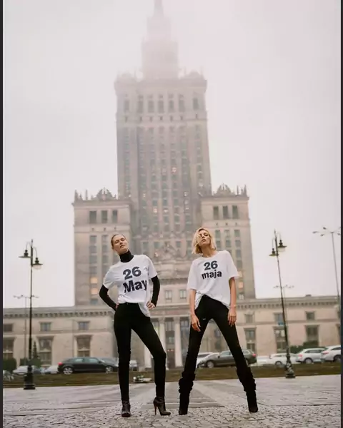 fot. Zuza Krajewska projekt &quot;Vote Together EU&quot; / Małgorzata Bela i Anja Rubik