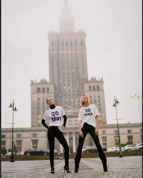 fot. Zuza Krajewska projekt &quot;Vote Together EU&quot; / Małgorzata Bela i Anja Rubik