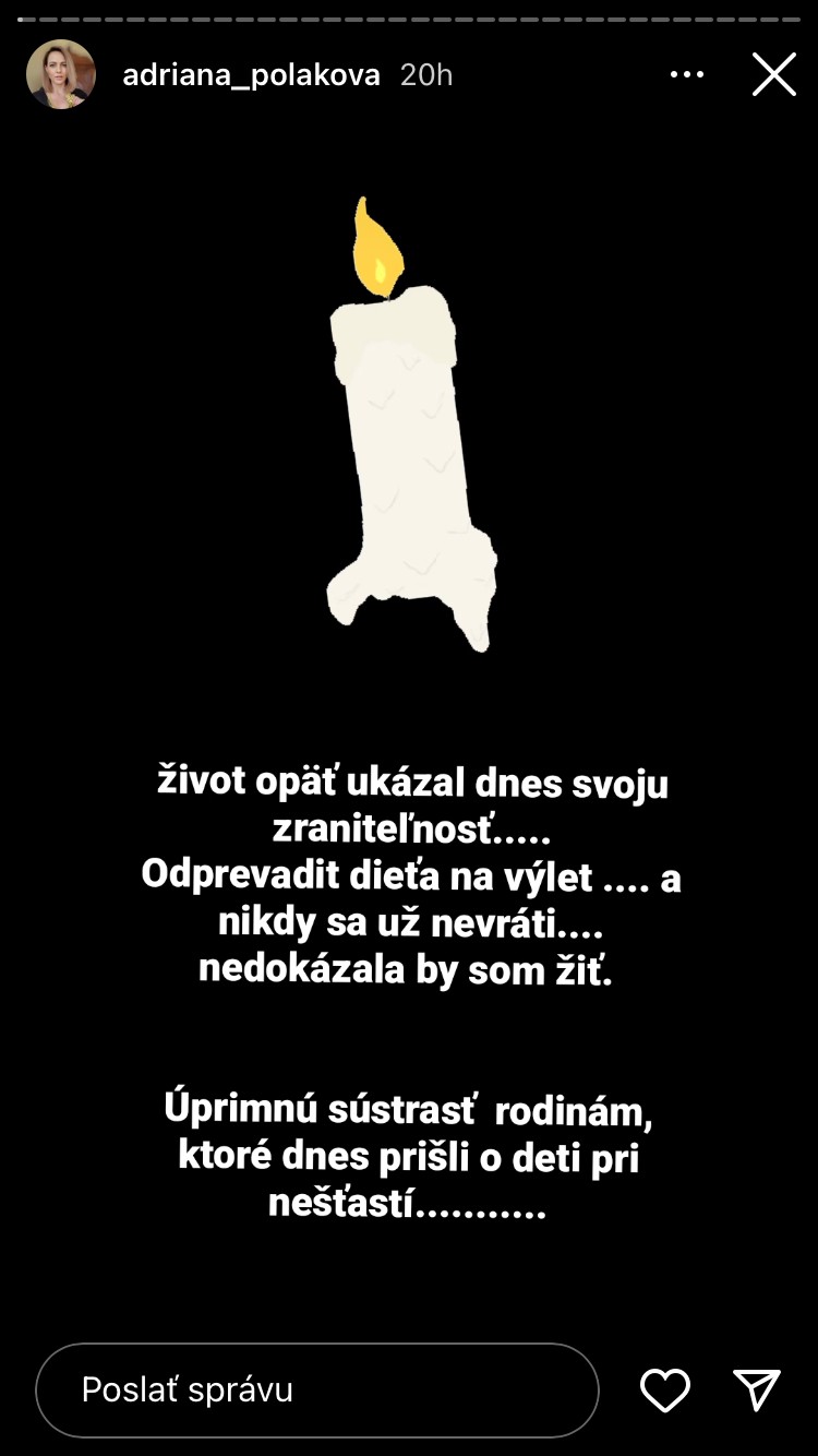 Polákovú zasiahla tragická smrť troch dievčat.