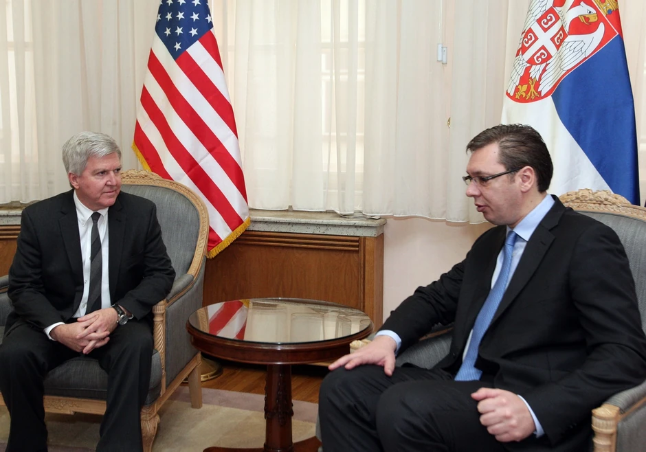 Vučić sa ambasadorom Skotom