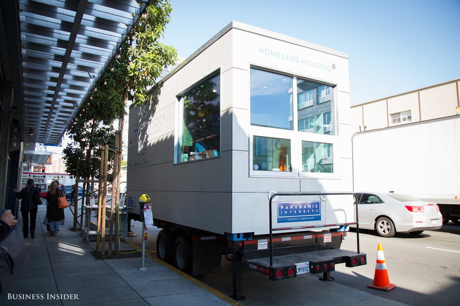 The MicroPad arrives in the Port of Oakland almost completely move-in-ready.