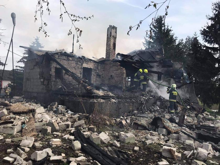 Dramat pod Grójcem. W wybuchu gazu zginął mężczyzna