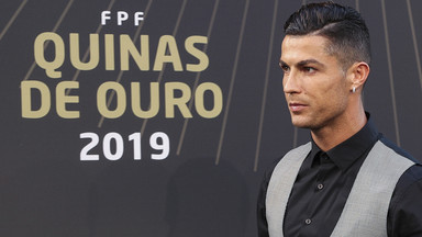 Stylowy Cristiano Ronaldo na ceremonii wręczenia nagród w Lizbonie