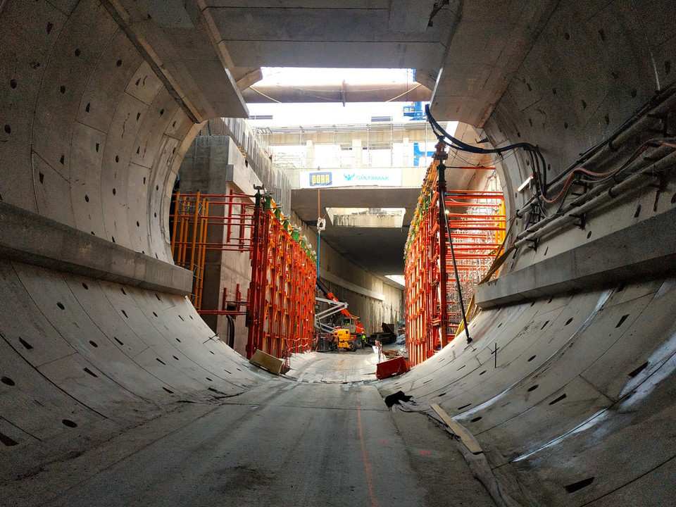Komora startowa tunelu w Świnoujściu