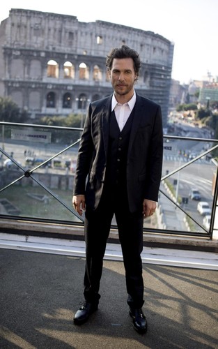 Matthew McConaughey w Rzymie