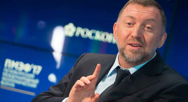 Russian energy billionaire Oleg Deripaska.