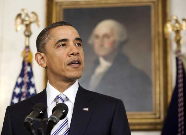 Prezydent USA Barack Obama w Białym Domu w Waszyngtonie, DC, USA
