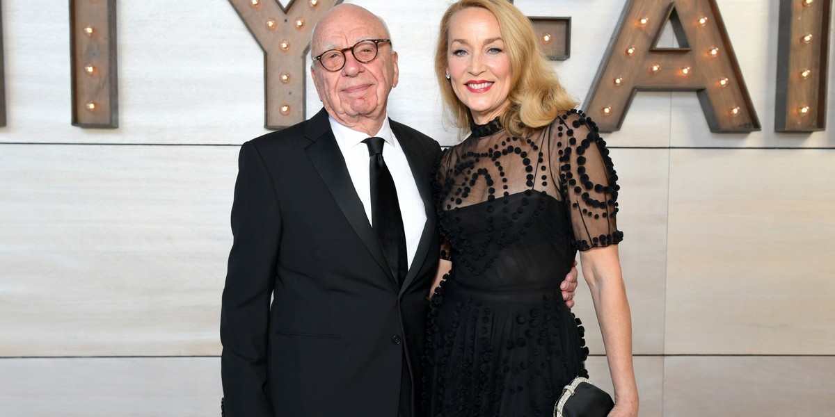 Rupert Murdoch i Jerry Hall