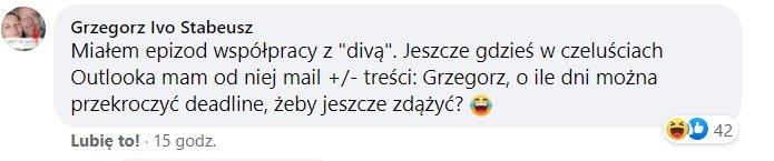 Dyskusja na Facebooku Fiolki Najdenowicz