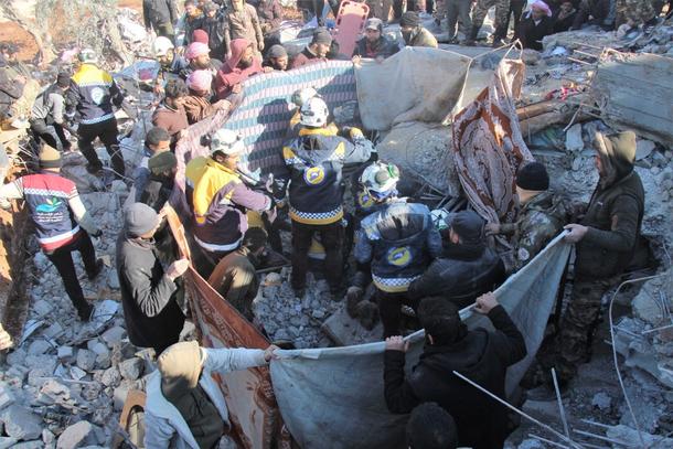Misja ratunkowa po trzęsieniu ziemi w Turcji i Syrii.
