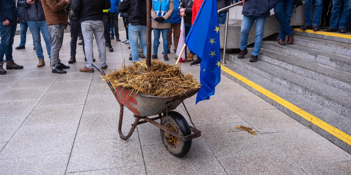 Protest rolników.