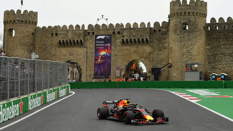 GP Baku w Formule 1: Daniel Ricciardio był najlepszy w piątek