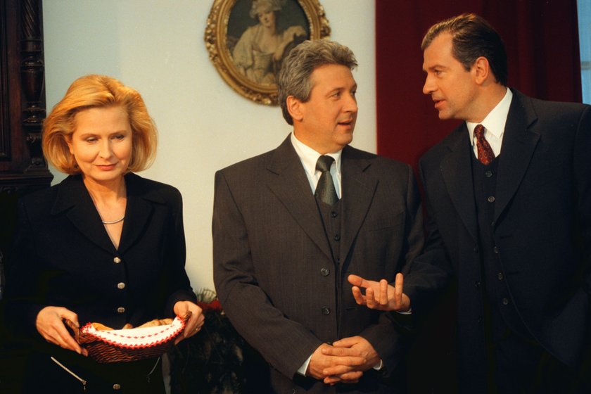 Barbara Bursztynowicz (Elżbieta), Tomasz Stockinger (Paweł) i Andrzej Grabarczyk (Jerzy)