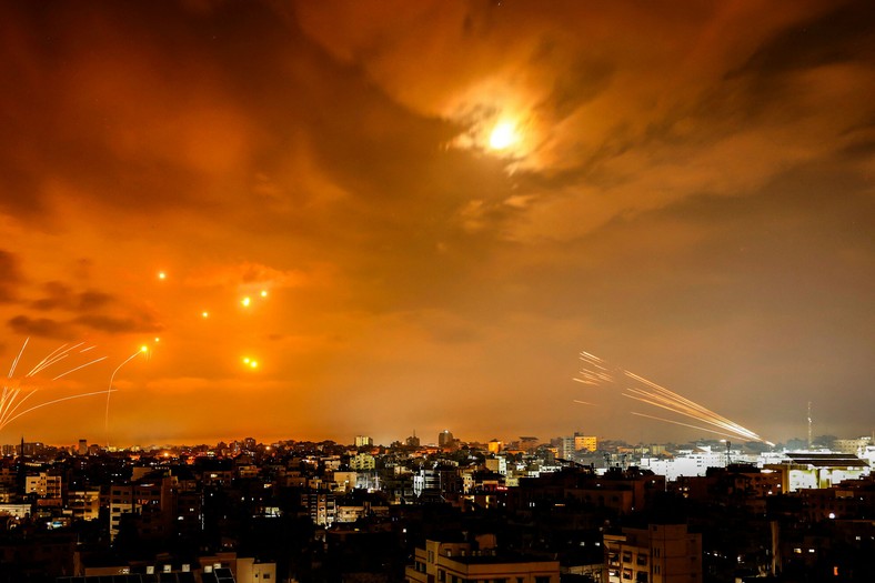 Hamas rocket attack on Israel