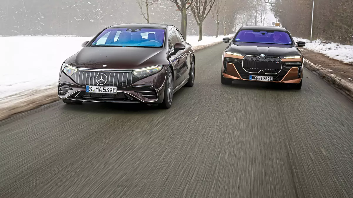 Mercedes EQS kontra BMW i7