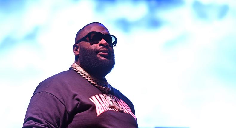 Rapper Rick Ross performs onstage during Day 1 of the 2022 ONE MusicFest at Central Park on October 08, 2022 in Atlanta, Georgia.Paras Griffin/Getty Images