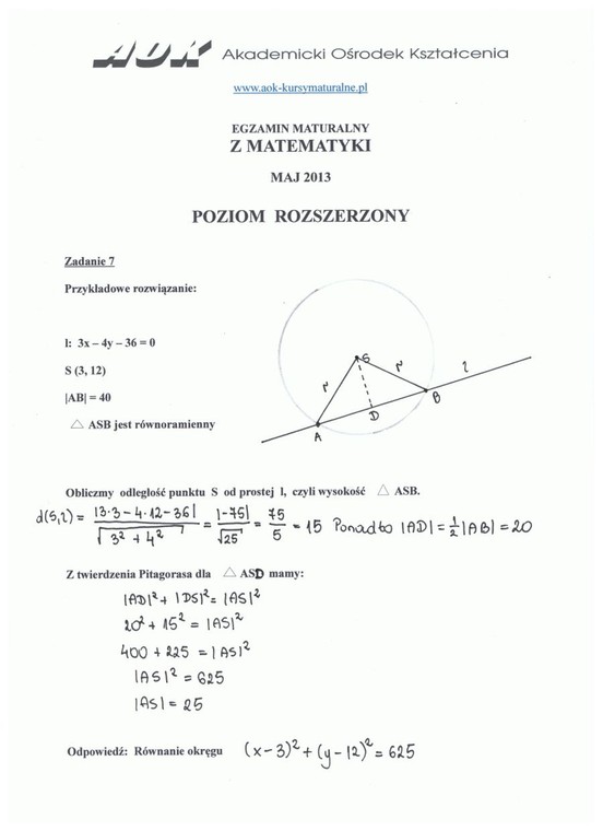 Rozwiązanie zadania 7