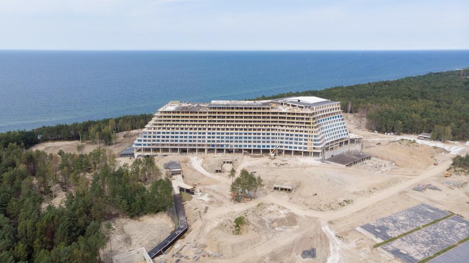 Budowa Hotelu Gołębiewski w Pobierowie