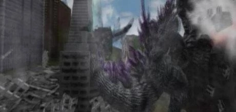 Screen z gry "Godzilla Unleashed"