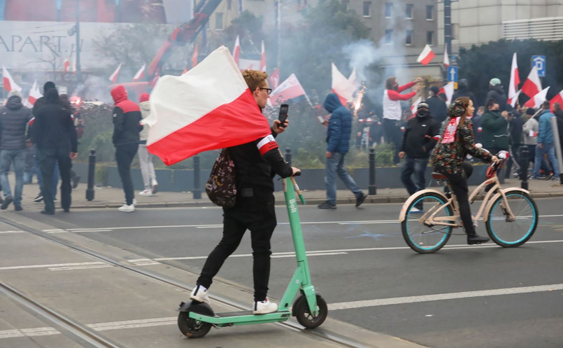 Marsz Niepodległości w formie rajdu